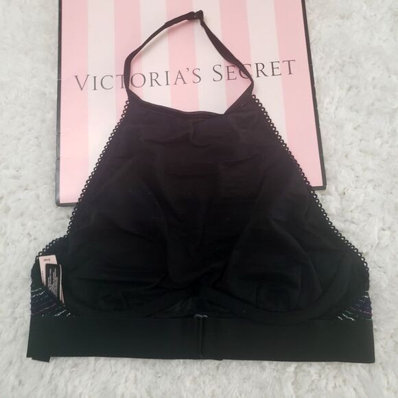 Victoria's Secret Shimmer High Neck Bralette NWT - Picture 6 of 6